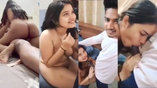 young couple’s hard fucking session, her tight pussy gets pounded raw