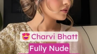 Charvi Bhatt Nude on Floor Masturbating with Legs Wide Spread Fucking Herself with Her Fingers