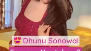 Dhunu Sonowal aka Juliet Winget Stripping Nude, Spreading Legs & Rubbing Her Wet Pussy