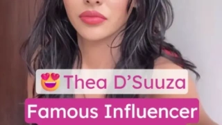 Famous Influencer Thea D’Suuza Leaked Onlyfans Video Fully Nude Blowjob to Italian Boyfriend
