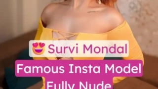 Famous Insta Model Survi Mondal Fully Nude Slapping Her Ass And Pressing Big Boobs!