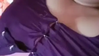 Horny Desi Bhabhi Goes Wild on Tango Live, Flaunting Her Big Boobs and Shaved Pussy for Fans