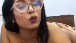 Horny Desi Bhabhi Masturbating Squeezing Boob Before Sucking Dick Fully Nude Live
