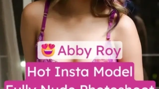 Insta Model Abby Roy Nude Photoshoot Leaked Legs Spread Wide Rubbing Wet Pussy!