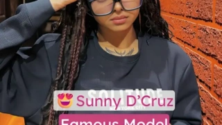 Instagram influencer Sunny D’Cruz gets her tight pussy fucked hard in leaked sex tapes