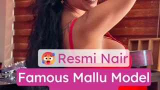 Mallu Model Resmi Nair Foot Job and Pussy Fingered Hard by Boyfriend Leaked MMS