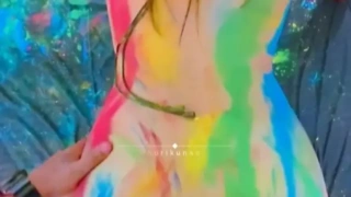 Pankhuri Kunal Holi Couple Hard Fucking In Different Style With Load Moaning