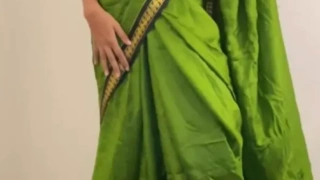 Slim Desi Girl Leaked Set Shows In Saree Ass Spanked And Pussy Vibrator Play with Clit Close Up View