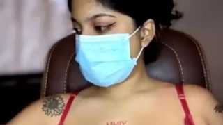 Stripchat babe Jenny strips bra panty exposes perfect tits and shaved pussy show