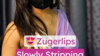Zugerlips Exclusive App Video Slowly Stripping Full Nude Fingering Her Pink Pussy